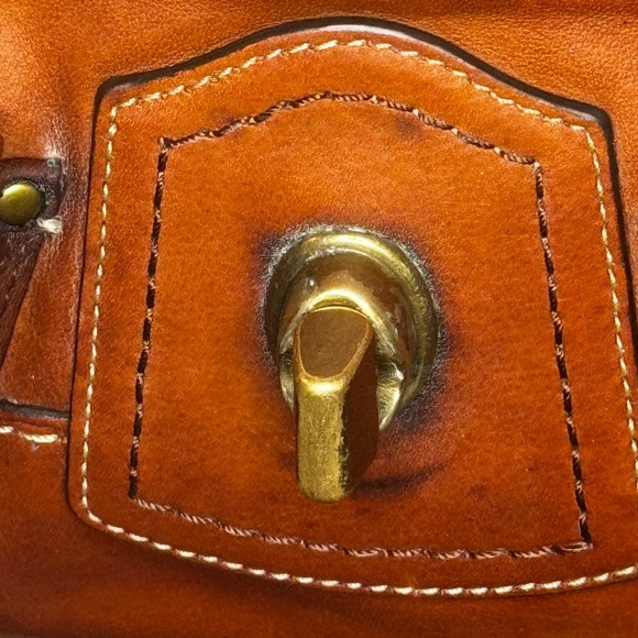 SOLD — Coach 65th Anniversary Legacy Leigh Satchel in Whiskey 11128 - Picture 6 of 9